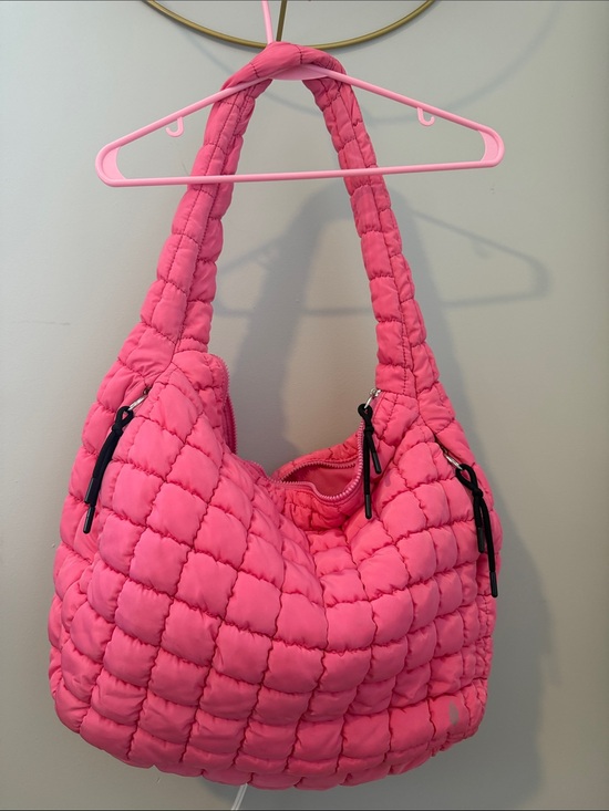 FP Movement by Free People Handbags - Free People Movement Pink Quilted Shoulder Bag